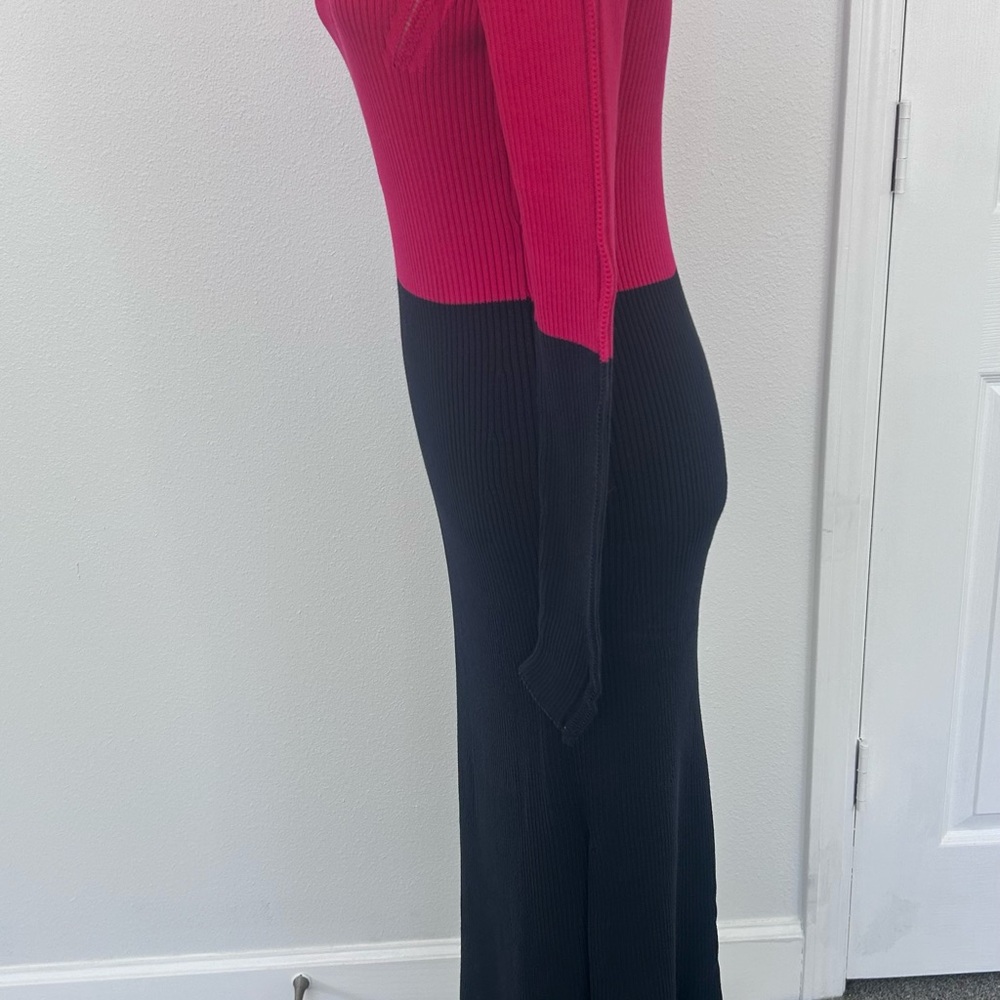 Cdric Charlier Colorblock Pattern Long Dress 10 #… - image 8